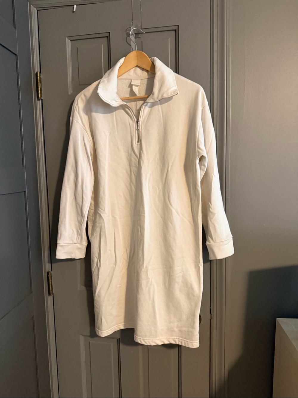H&M Half-Zip Sweatshirt dress